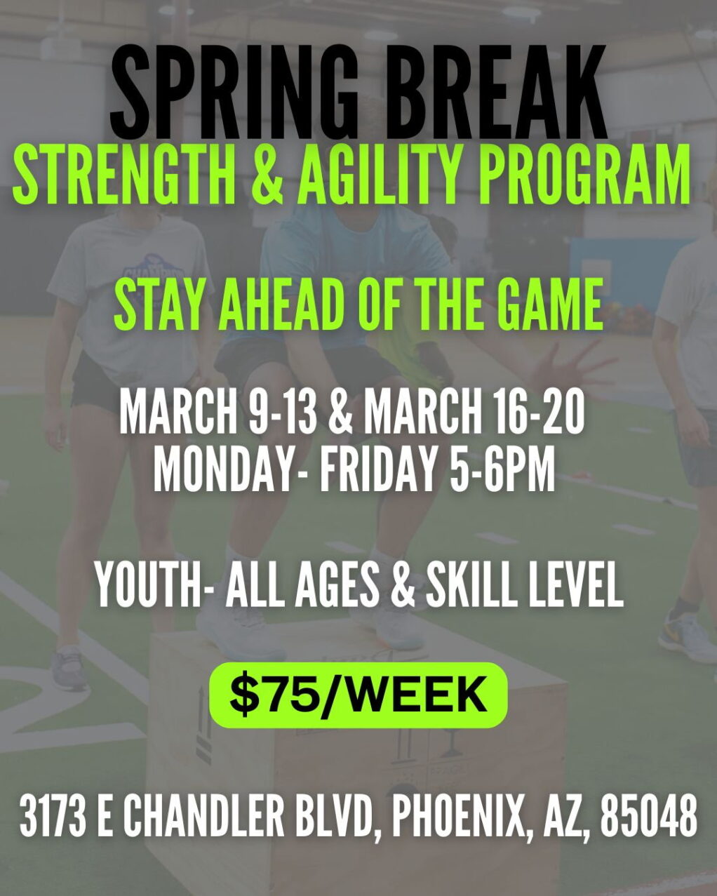 Spring Break Strength & Agility 2