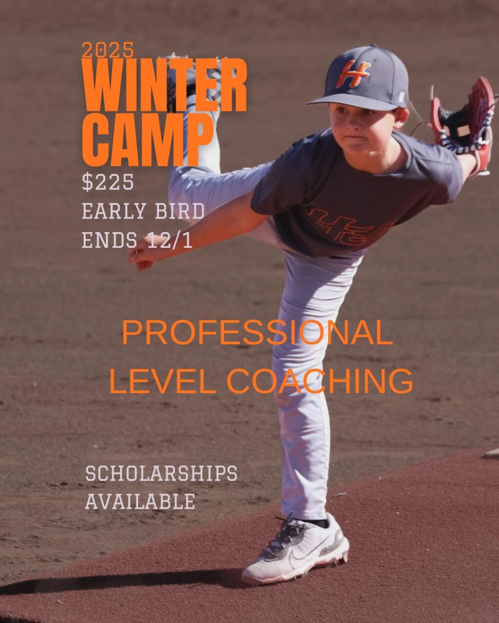 Winter Baseball Camp 2025 in Tempe, AZ