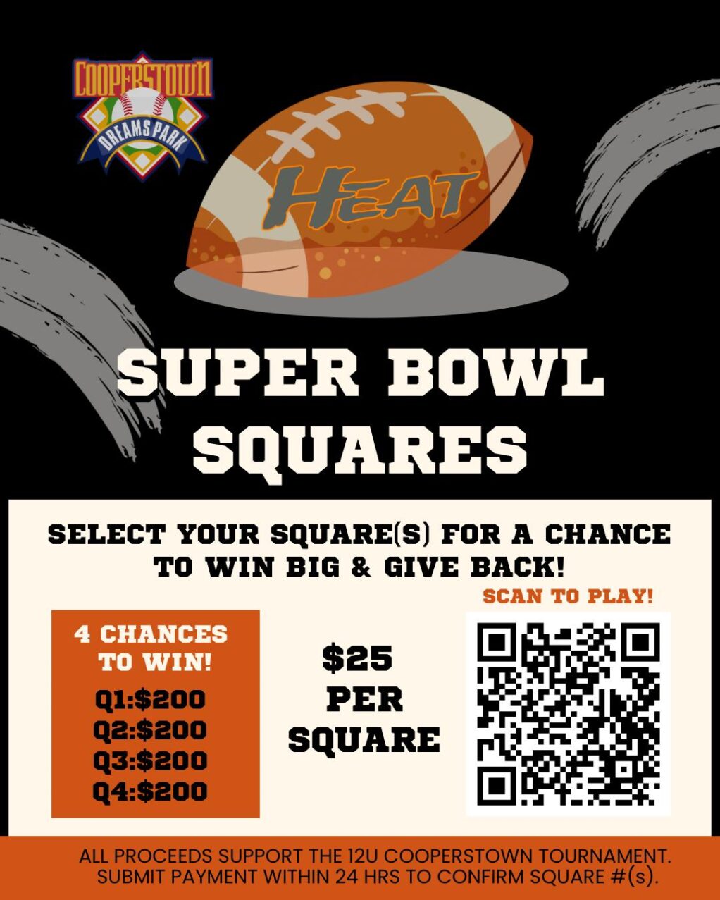 2026 Super Bowl Squares Fundraiser